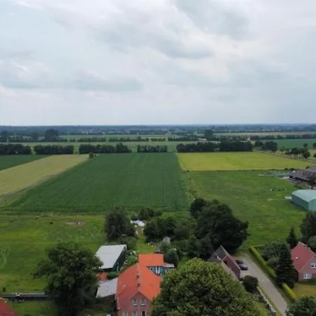 Alter Bangsteder Hof Mit Hund 아파트 Ihlow (Aurich)